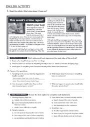 English Worksheet: Text