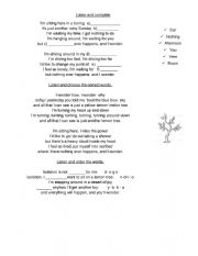 English Worksheet: Lemon tree song