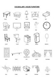 Vocabulary: House Furniture