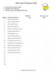 English Worksheet: Word association