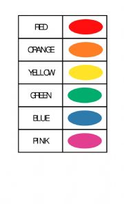 memo test Colours