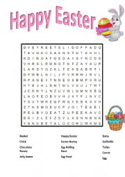 Easter Wordsearch