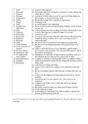 English Worksheet: Business Upper Intermediate Vocabulary - Staff