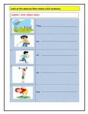 writing with action verbs