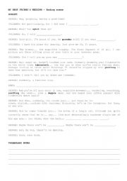 English Worksheet: My Best Friends Wedding - Final Scene