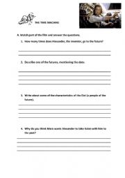 English Worksheet: The Time Machine