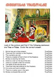 CHRISTMAS TRUE/FALSE