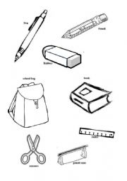 English Worksheet: classroom