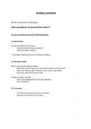 Structure of a comment