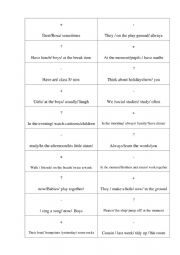 Present Simple/ Present Continuous/ Past Simple