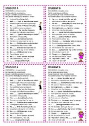 Past Simple - irregular verbs II - pair work