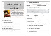 English Worksheet: Welcome to my life (Simple Plan)