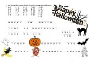 English Worksheet: Halloween