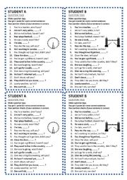 Question Tags - pair work