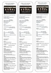 Everybody (Backstreet's Back) by Backstreet Boys - ESL worksheet by  englishteach8