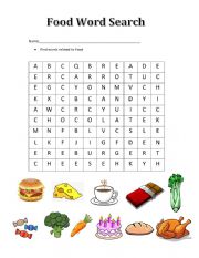 Food Word Search