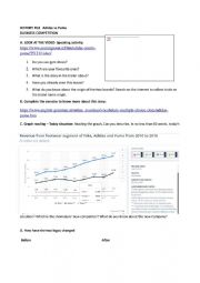 English Worksheet: Puma vs Adidas -