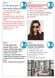 English Worksheet: Speaking Cards part 2