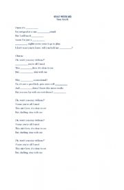 English Worksheet: Stay With Me