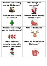 English Worksheet: Christmas quiz