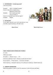 English Worksheet: Introducing yourself