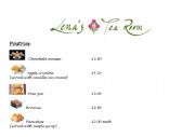 English Worksheet: Lenas tea room