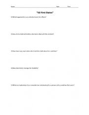 English Worksheet: 50 first dates 