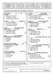 Past simple (regular verbs)