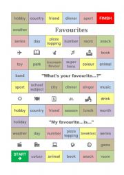 English Worksheet: My Favourite - board game