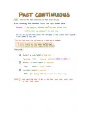 Past Continuous and Past Simple Explanation 