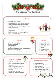 English Worksheet: Christmas