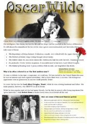 English Worksheet: OSCAR WILDE