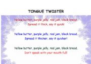 Tongue twister