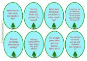 Christmas riddles and questions cards (With answers)