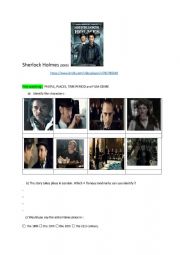 English Worksheet: Sherlock Holmes 2009 trailer