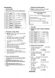 English Worksheet: OnScreen Module 4