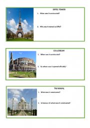 English Worksheet: Famous Buildings 