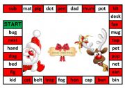 Phonics, Reading game: short vowels, oo, ck, ng, c