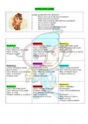 English Worksheet: DETECTIVE GAME 