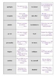 English Worksheet: Family relations (useful vocabulary practice)