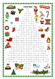 Christmas wordsearch