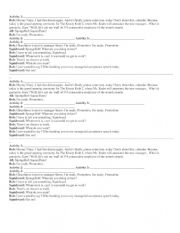 English Worksheet: Spongebobs morning routine