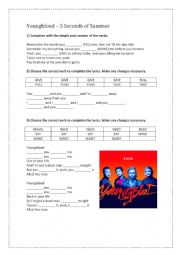 Youngblood song worksheet