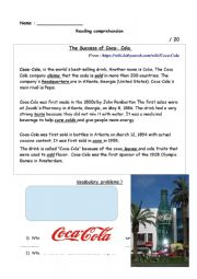English Worksheet: Coca Cola Success 