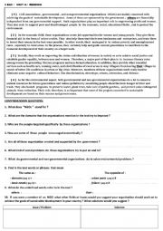 English worksheet: sustainable development 