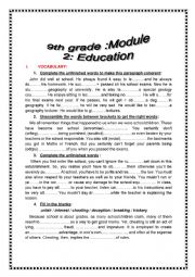 module 2: Education 9th grade 