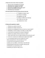 English Worksheet: be allowed to