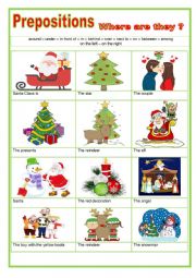 Christmas - Prepositions