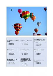 English Worksheet: 3rd person s puzzle