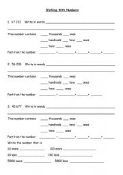 number work